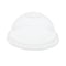 Pactiv Evergreen EarthChoice Cold Cup Lids with No Straw Hole, Dome Lid, Clear, Fits 12-24 oz "B" Cups, Clear, PK1020 YPDL24CNH - alternate 1